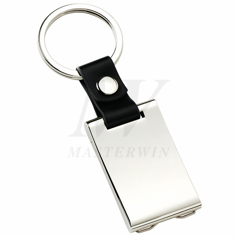 Porte-clé en PU / métal avec cadre photo_65591-01