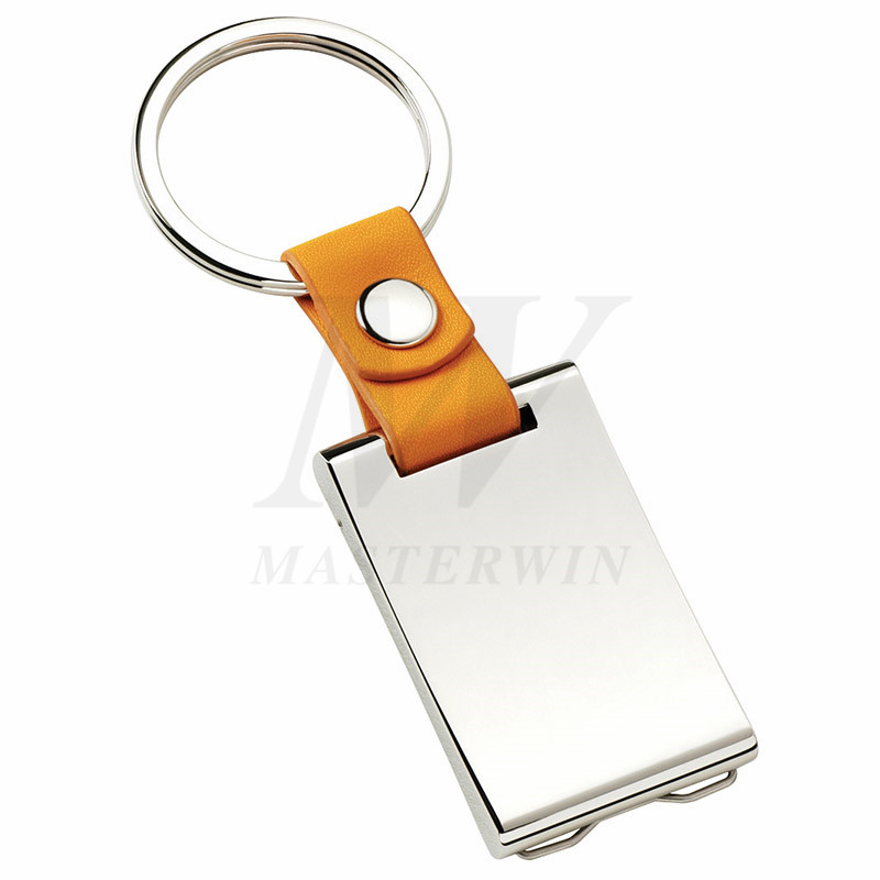 Porte-clé en PU / métal avec cadre photo_65591-01