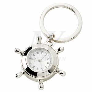 Porte-clé en métal avec horloge à quartz_B62888